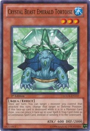 Crystal Beast Emerald Tortoise (LCGX-EN157) - Legendary Collection 2 1st Edition