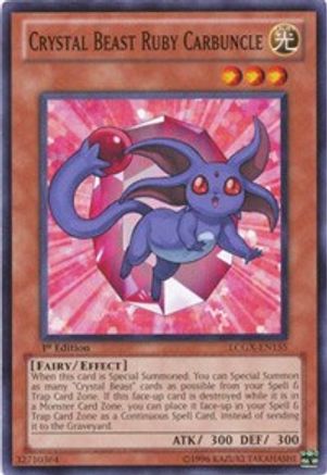 Crystal Beast Ruby Carbuncle (LCGX-EN155) - Legendary Collection 2 1st Edition