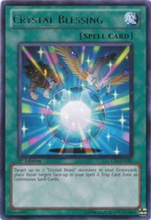 Crystal Blessing (LCGX-EN165) - Legendary Collection 2 1st Edition