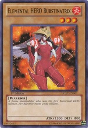 Elemental HERO Burstinatrix (LCGX-EN003) - Legendary Collection 2 1st Edition