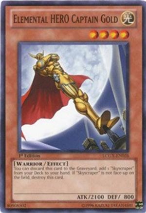 Elemental HERO Captain Gold (LCGX-EN026) - Legendary Collection 2 Unlimited