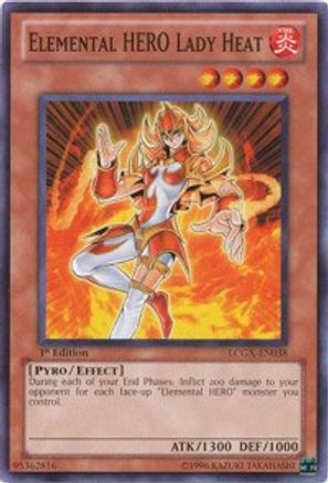 Elemental HERO Lady Heat (LCGX-EN038) - Legendary Collection 2 1st Edition