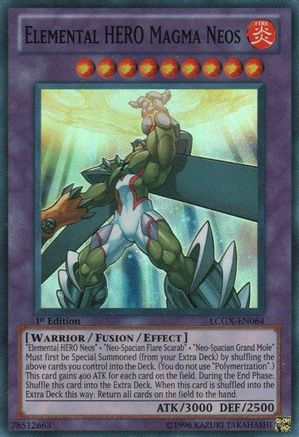 Elemental HERO Magma Neos (LCGX-EN064) - Legendary Collection 2 Unlimited