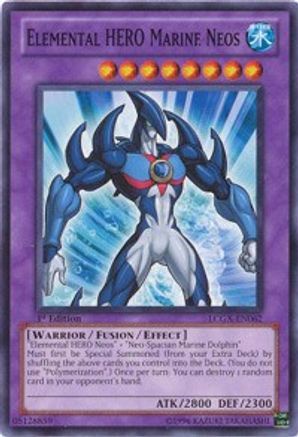 Elemental HERO Marine Neos (LCGX-EN062) - Legendary Collection 2 1st Edition