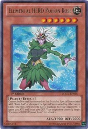 Elemental HERO Poison Rose (LCGX-EN036) - Legendary Collection 2 Unlimited