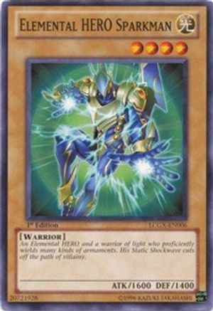 Elemental HERO Sparkman (LCGX-EN006) - Legendary Collection 2 1st Edition