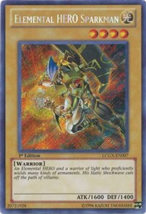 Elemental HERO Sparkman (Alternate Art) (LCGX-EN007) - Legendary Collection 2 Unlimited