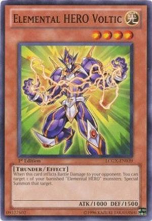 Elemental HERO Voltic (LCGX-EN039) - Legendary Collection 2 1st Edition