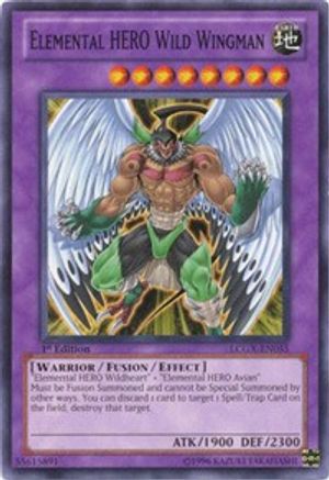 Elemental HERO Wild Wingman (LCGX-EN055) - Legendary Collection 2 Unlimited