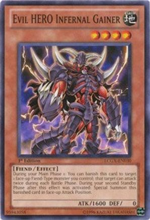 Evil HERO Infernal Gainer (LCGX-EN030) - Legendary Collection 2 1st Edition