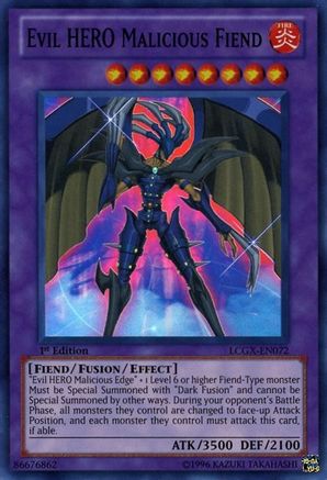 Evil HERO Malicious Fiend (LCGX-EN072) - Legendary Collection 2 Unlimited