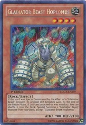 Gladiator Beast Hoplomus (LCGX-EN239) - Legendary Collection 2 1st Edition
