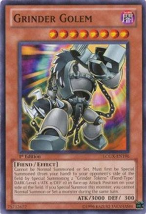 Grinder Golem (LCGX-EN196) - Legendary Collection 2 1st Edition