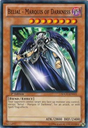 Belial - Marquis of Darkness (SDGU-EN015) - Structure Deck: Gates of the Underworld 1st Edition
