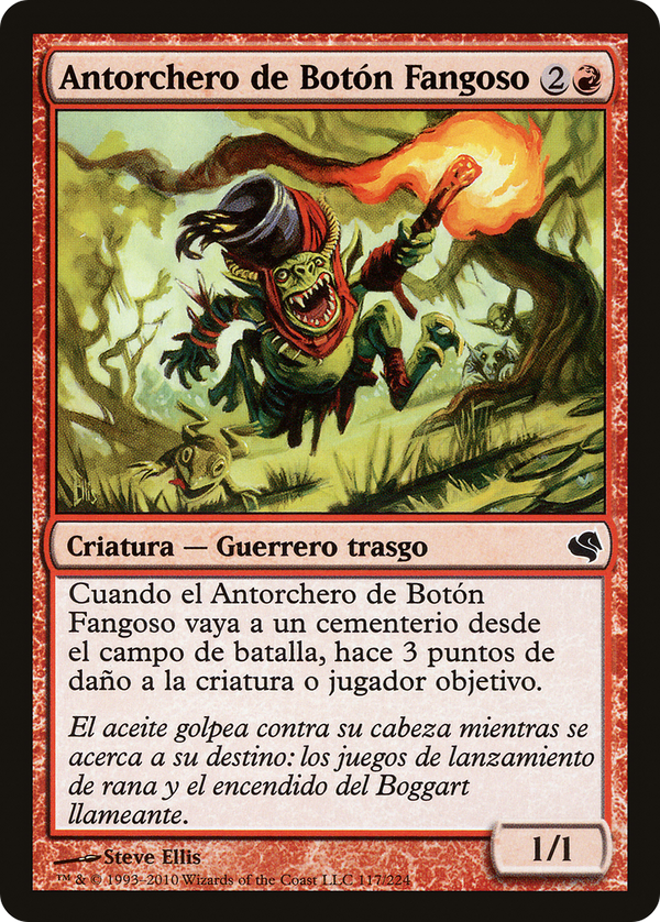 Mudbutton Torchrunner (Spanish) - "Antorchero de Boton Fangoso" (PS11-117) - Salvat 2011