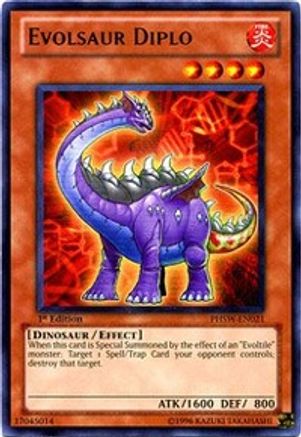Evolsaur Diplo (PHSW-EN021) - Photon Shockwave 1st Edition