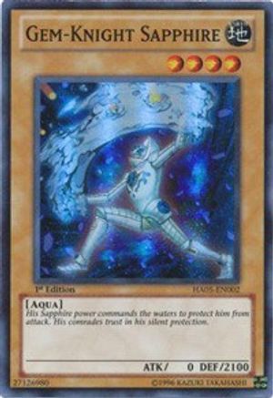Gem-Knight Sapphire (HA05-EN002) - Hidden Arsenal 5: Steelswarm Invasion Unlimited