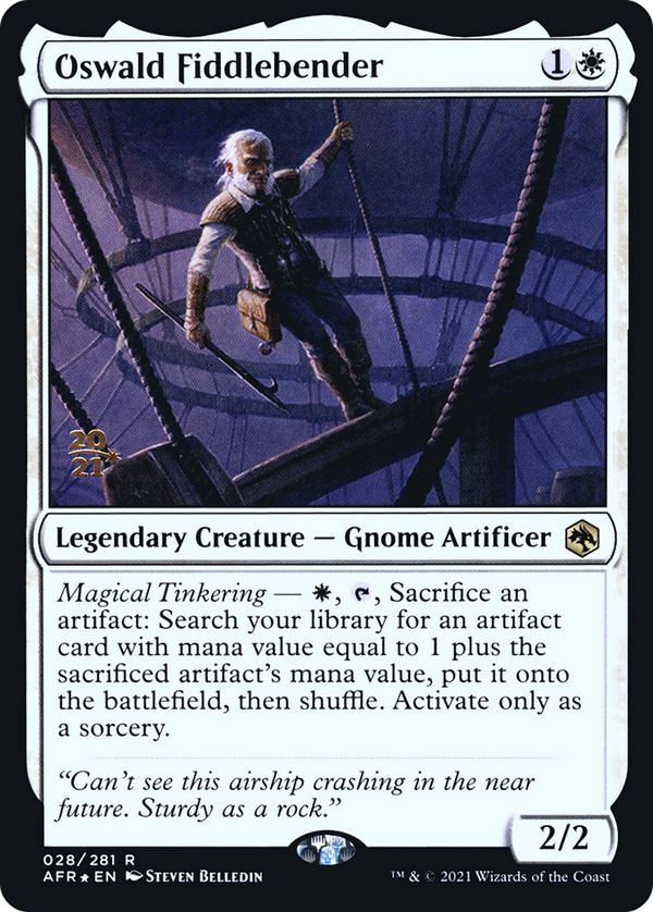 Oswald Fiddlebender [Dungeons & Dragons: Adventures in the Forgotten Realms Prerelease Promos]