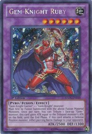 Gem-Knight Ruby (HA05-EN019) - Hidden Arsenal 5: Steelswarm Invasion Unlimited