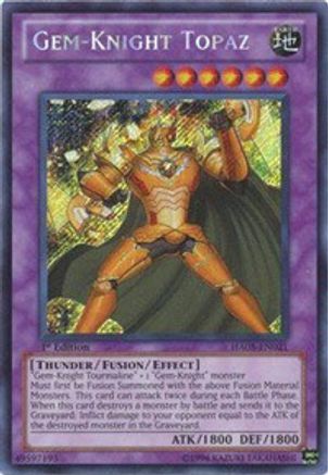 Gem-Knight Topaz (HA05-EN021) - Hidden Arsenal 5: Steelswarm Invasion 1st Edition