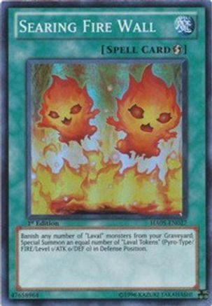 Searing Fire Wall (HA05-EN027) - Hidden Arsenal 5: Steelswarm Invasion Unlimited