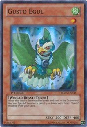 Gusto Egul (HA05-EN038) - Hidden Arsenal 5: Steelswarm Invasion 1st Edition