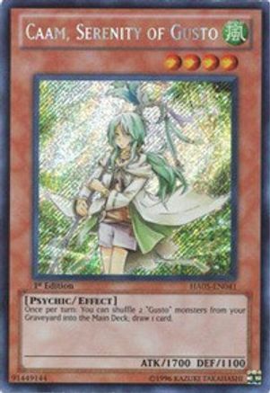 Caam, Serenity of Gusto (HA05-EN041) - Hidden Arsenal 5: Steelswarm Invasion Unlimited