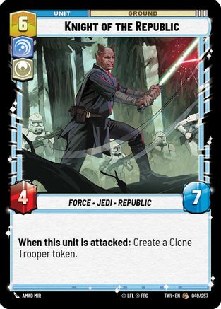 Knight of the Republic (049/257) (049/257) [Twilight of the Republic]