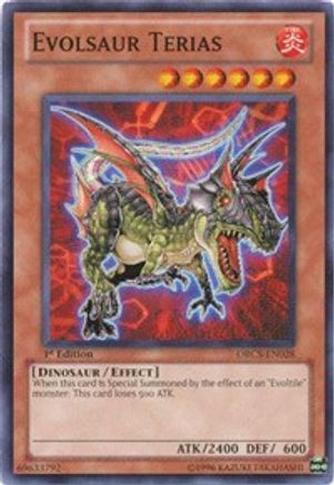 Evolsaur Terias (ORCS-EN028) - Order of Chaos 1st Edition