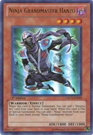 Ninja Grandmaster Hanzo (ORCS-EN029) - Order of Chaos 1st Edition