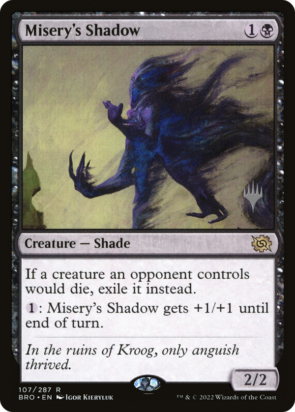 Misery's Shadow (Promo Pack) [The Brothers' War Promos]