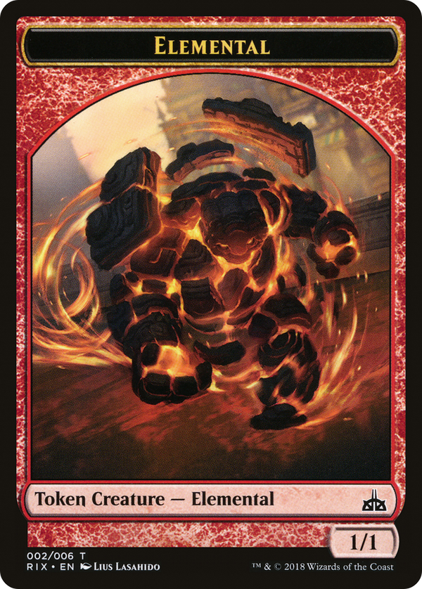 Elemental Token (002/006) [Rivals of Ixalan Tokens]