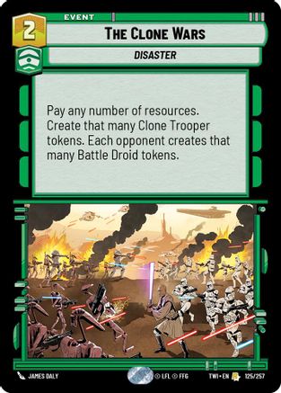 The Clone Wars (125/257) (125/257) [Twilight of the Republic]