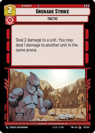 Grenade Strike (171/257) (171/257) [Twilight of the Republic]