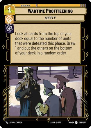 Wartime Profiteering (188/257) (188/257) [Twilight of the Republic]