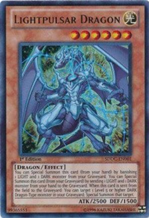 Lightpulsar Dragon (SDDC-EN001) - Structure Deck: Dragons Collide 1st Edition