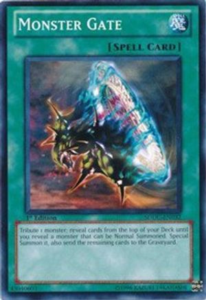 Monster Gate (SDDC-EN032) - Structure Deck: Dragons Collide 1st Edition