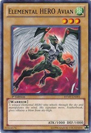 Elemental HERO Avian (RYMP-EN001) - Ra Yellow Mega Pack 1st Edition