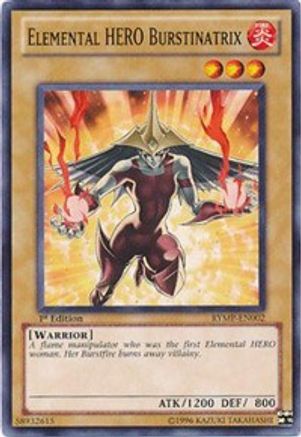 Elemental HERO Burstinatrix (RYMP-EN002) - Ra Yellow Mega Pack 1st Edition
