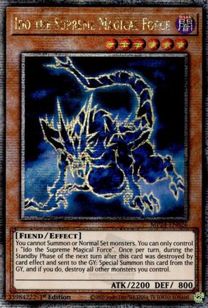 Ido the Supreme Magical Force (Quarter Century Secret Rare) (MP24-EN026) - 25th Anniversary Tin: Dueling Mirrors 1st Edition