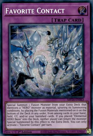 Favorite Contact (MP24-EN063) - 25th Anniversary Tin: Dueling Mirrors 1st Edition