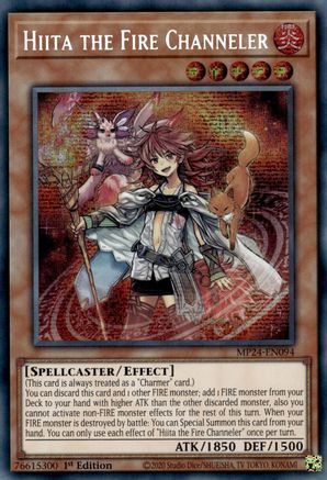 Hiita the Fire Channeler (MP24-EN094) - 25th Anniversary Tin: Dueling Mirrors 1st Edition