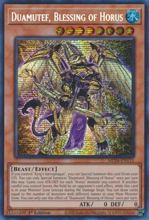 Duamutef, Blessing of Horus (MP24-EN115) - 25th Anniversary Tin: Dueling Mirrors 1st Edition