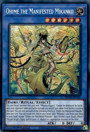 Ohime the Manifested Mikanko (MP24-EN135) - 25th Anniversary Tin: Dueling Mirrors 1st Edition