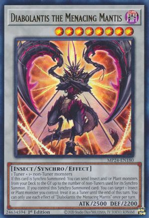 Diabolantis the Menacing Mantis (MP24-EN180) - 25th Anniversary Tin: Dueling Mirrors 1st Edition