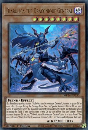 Diabolica the Draconique General (MP24-EN230) - 25th Anniversary Tin: Dueling Mirrors 1st Edition