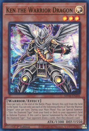 Ken the Warrior Dragon (MP24-EN246) - 25th Anniversary Tin: Dueling Mirrors 1st Edition