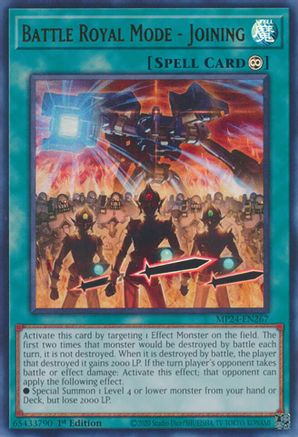 Battle Royal Mode - Joining (MP24-EN267) - 25th Anniversary Tin: Dueling Mirrors 1st Edition