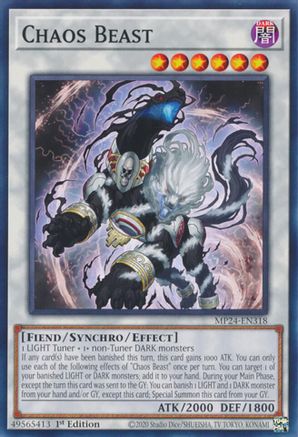 Chaos Beast (MP24-EN318) - 25th Anniversary Tin: Dueling Mirrors 1st Edition