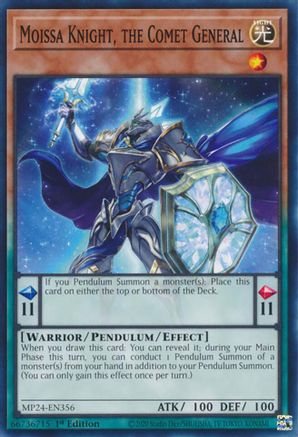 Moissa Knight, the Comet General (MP24-EN356) - 25th Anniversary Tin: Dueling Mirrors 1st Edition
